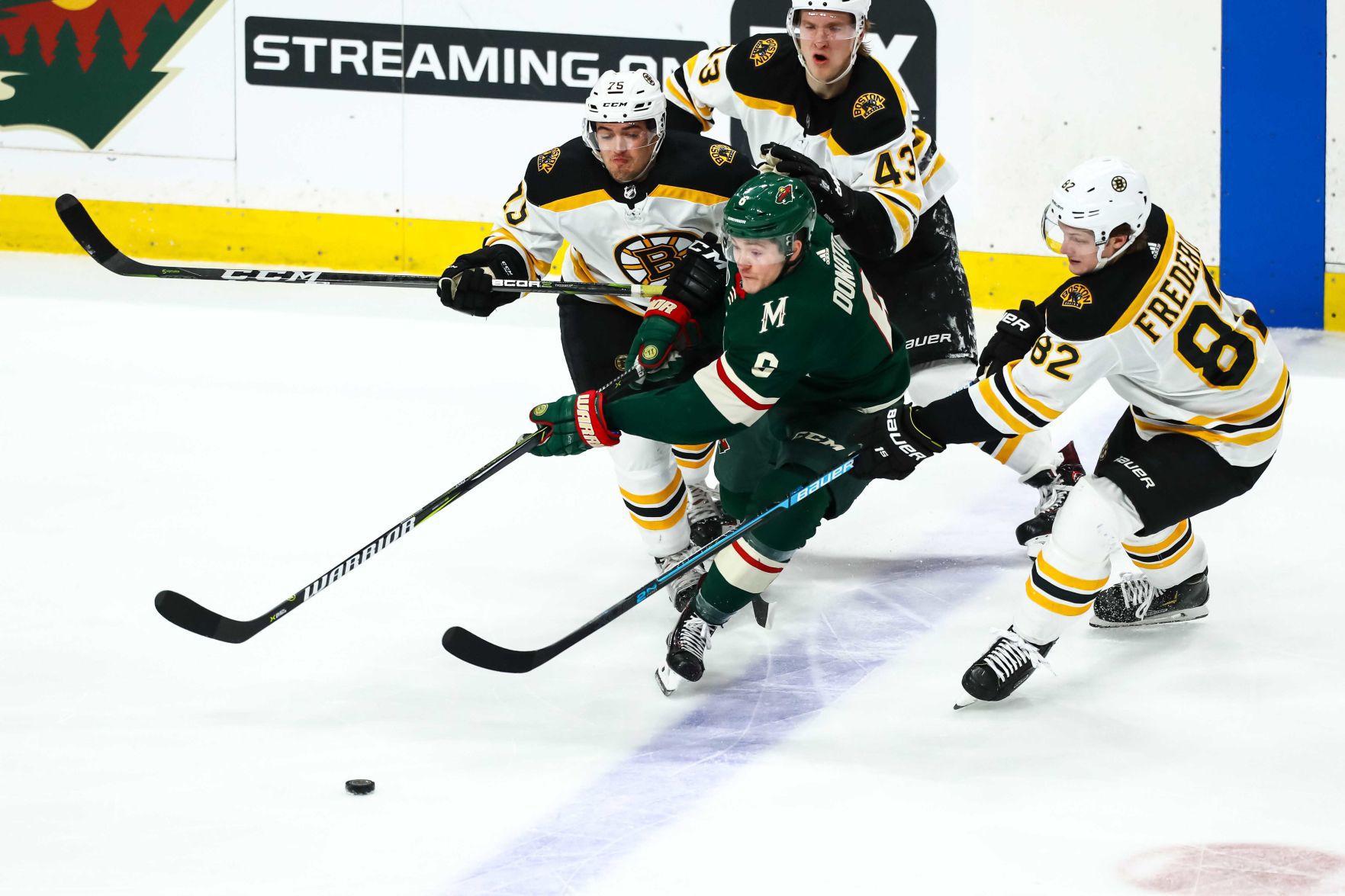 NHL: Boston Bruins at Minnesota Wild